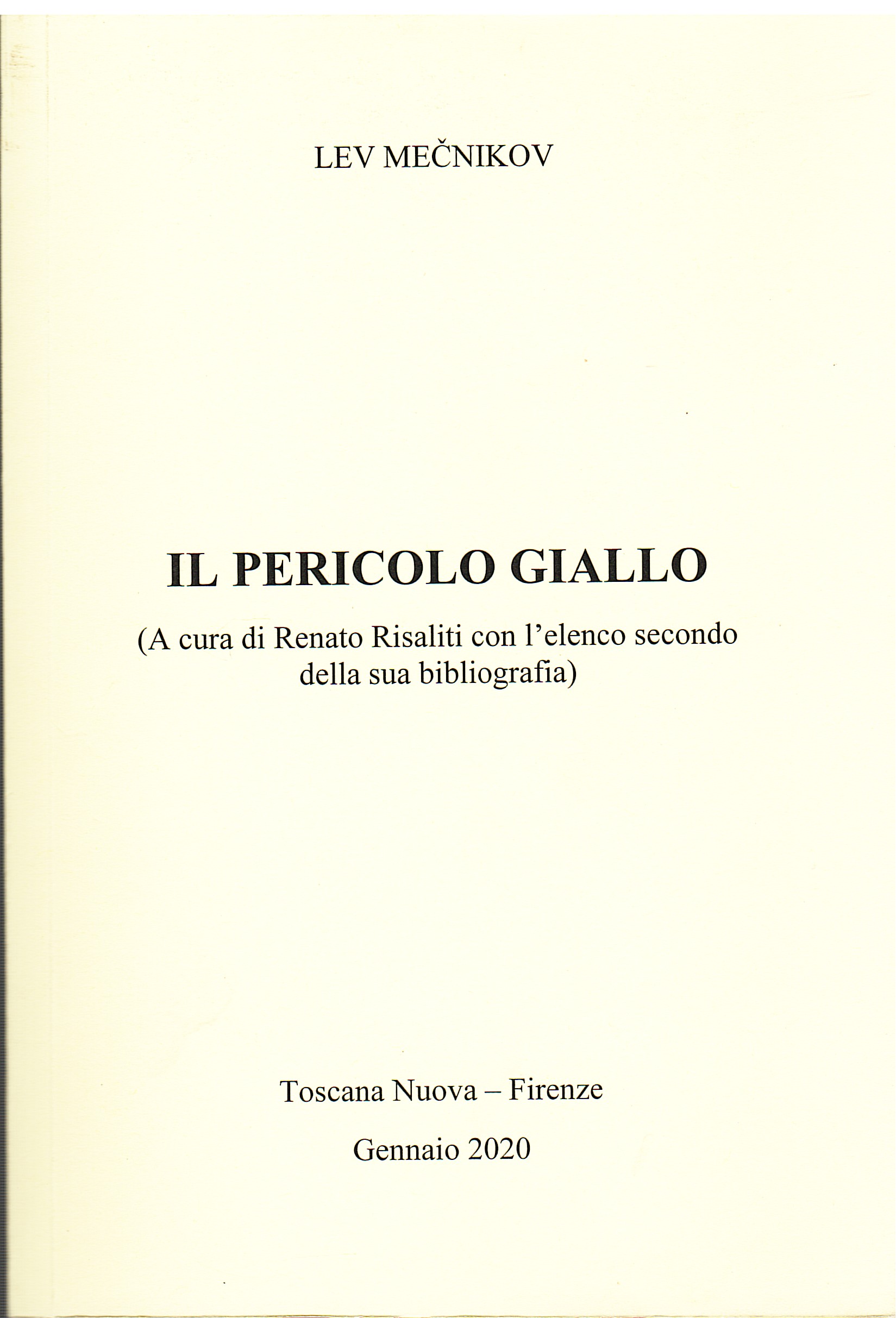 Il pericolo giallo