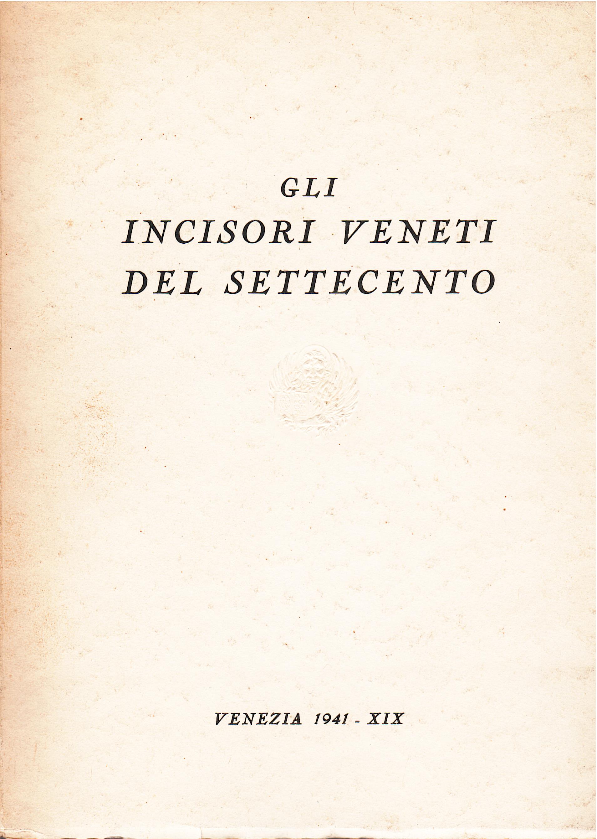 Mostra degli incisori veneti del settecento