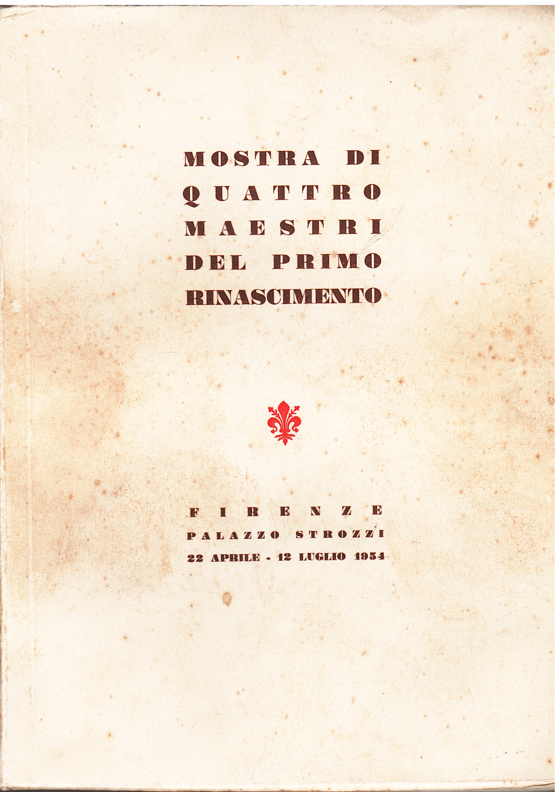 Mostra di quattro Maestri del primo Rinascimento