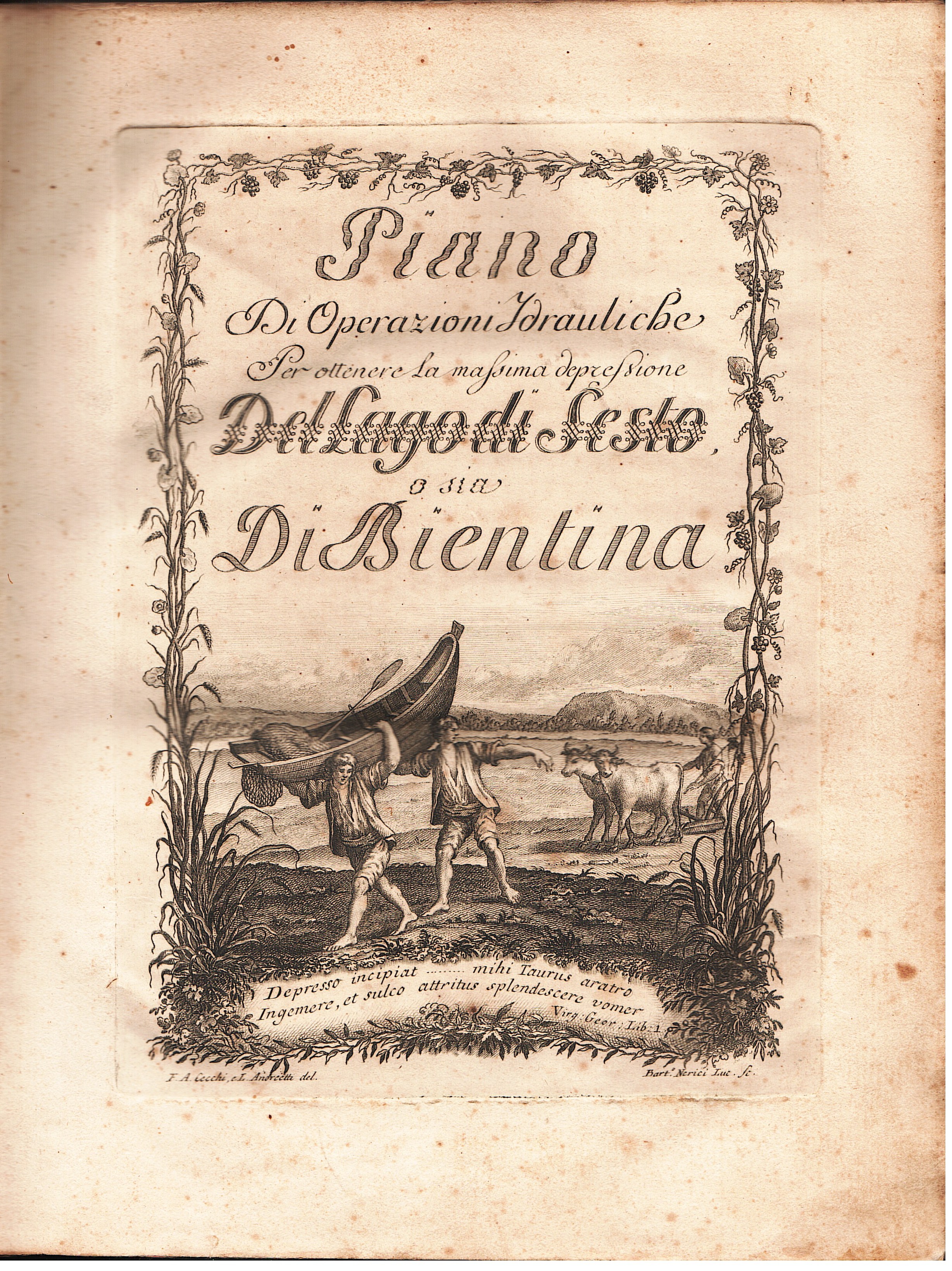 Piano di Operazioni Idrauliche per ottenere la massima depressione del …