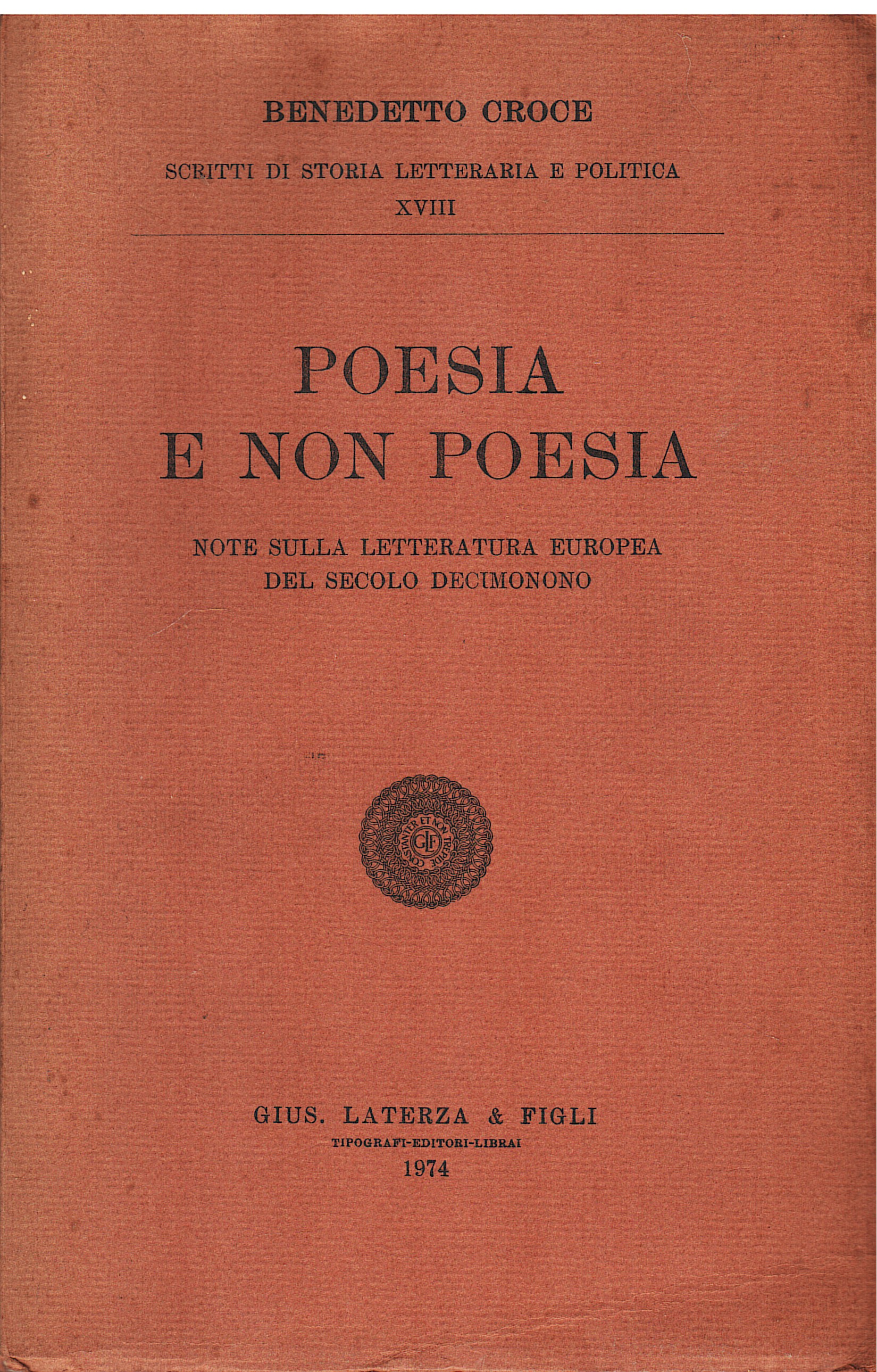 Poesia e non poesia