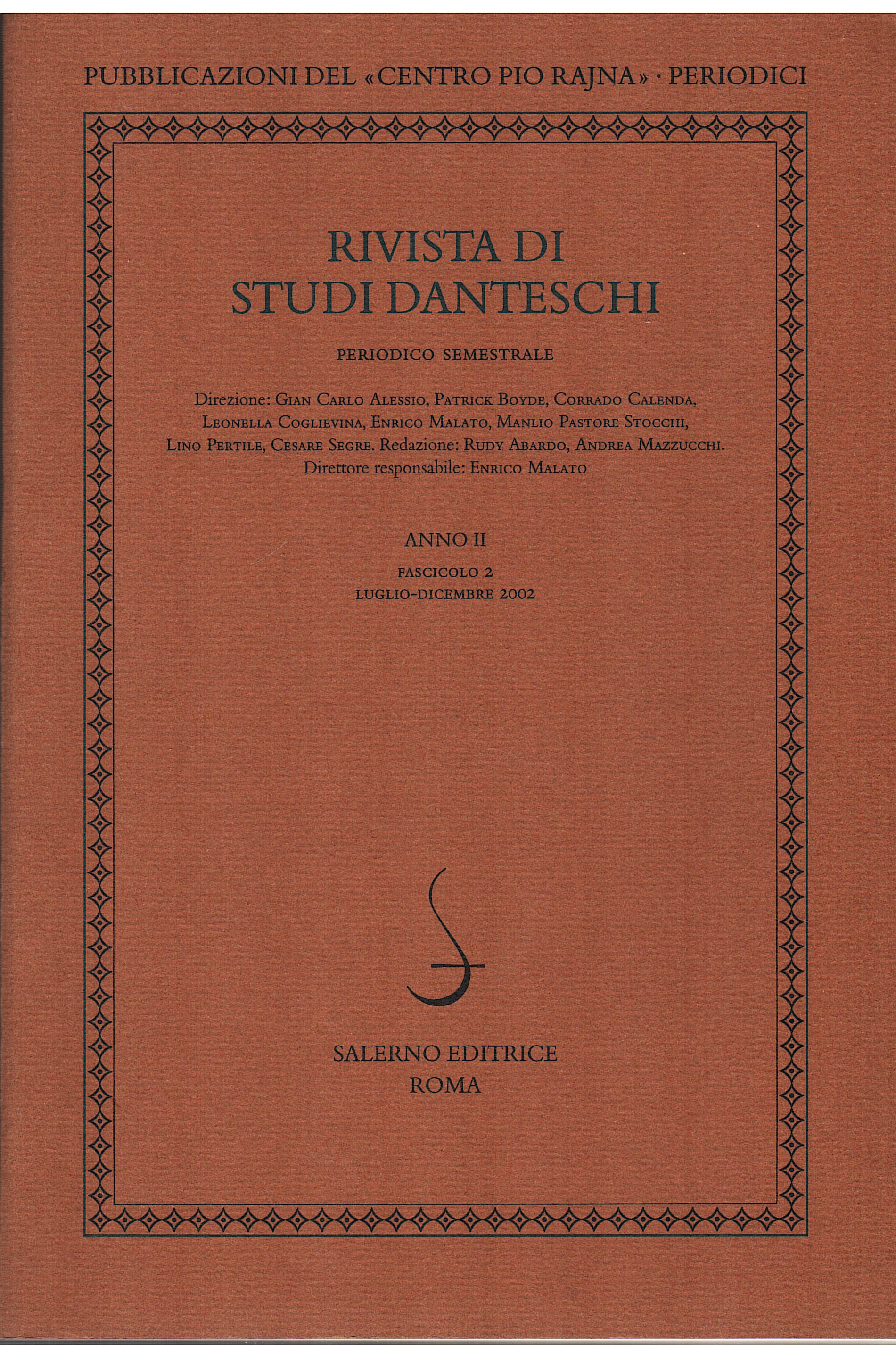 Rivista di Studi Danteschi
