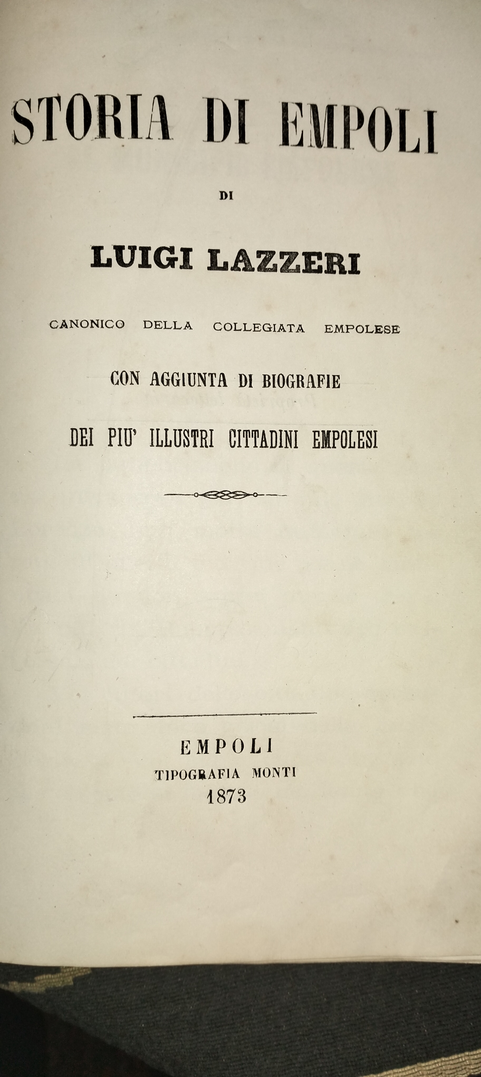 Storia di Empoli.con aggiunta di biografie dei più illustri cittadini …