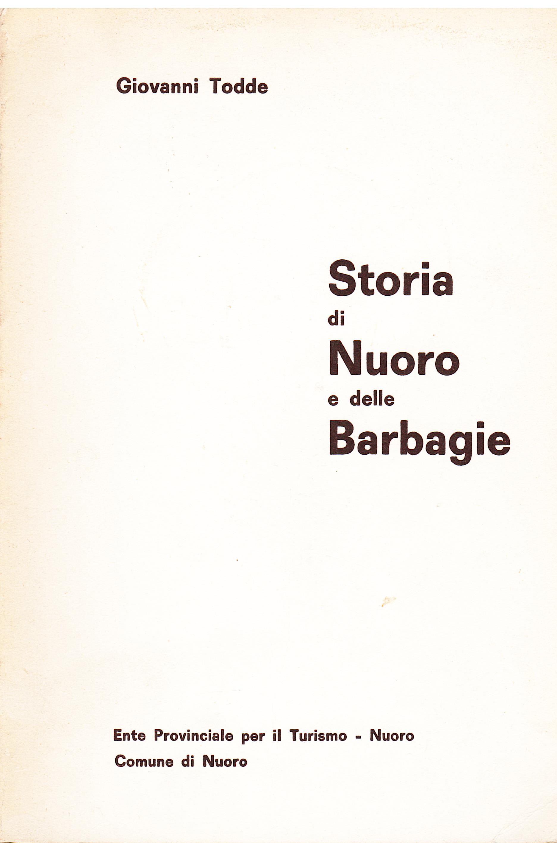 Storia di Nuoro e delle Barbagie