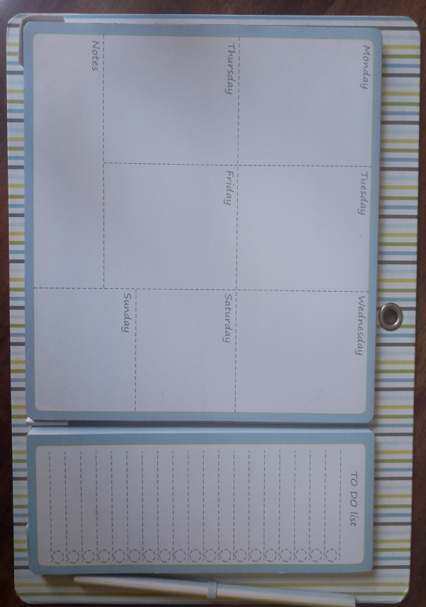 Agenda da tavolo settimanale