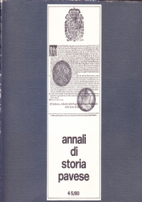 Annali di Storia Pavese 4-5/80. Uomini, terre e colture nel …