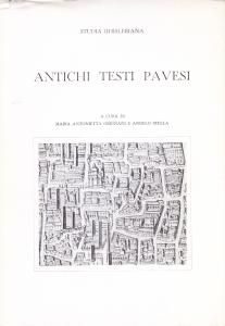 Antichi testi pavesi