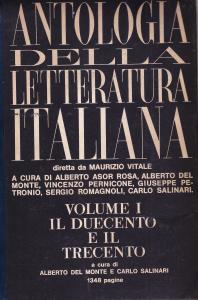 Antologia della letteratura italiana Volume I. Il Duecento e il …