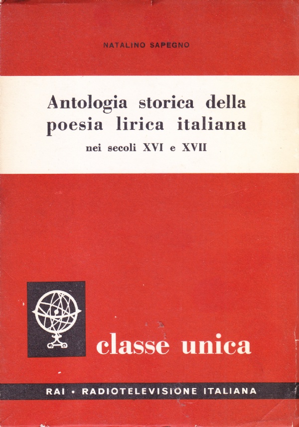 Antologia storica della poesia lirica italiana nei secoli XVI e …