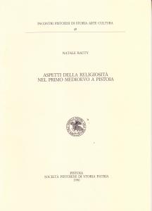 Aspetti della religiosità nel primo Medioevo a Pistoia