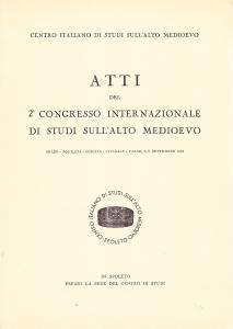 Atti del 2° Congresso Internazionale di Studi Longobardi