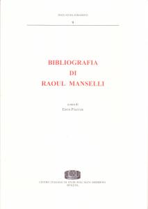 Bibliografia di Raoul Manselli