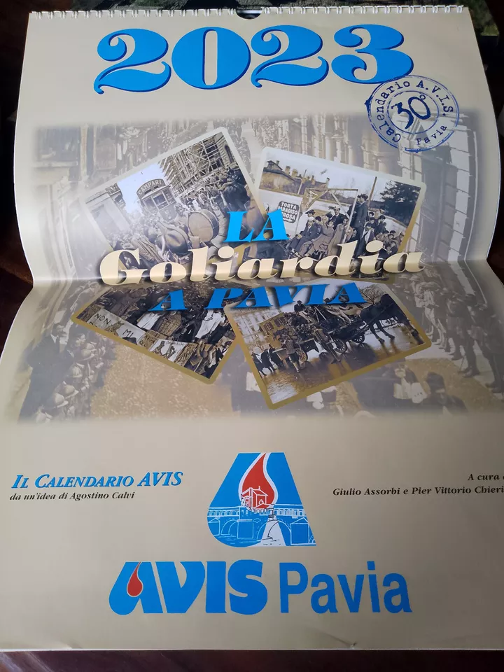CALENDARIO AVIS 2023: LA GOLIARDIA A PAVIA