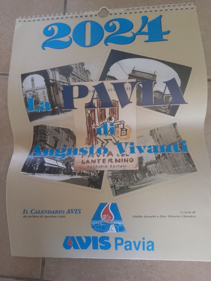 CALENDARIO AVIS 2024: LA PAVIA DI AUGUSTO VIVANTI