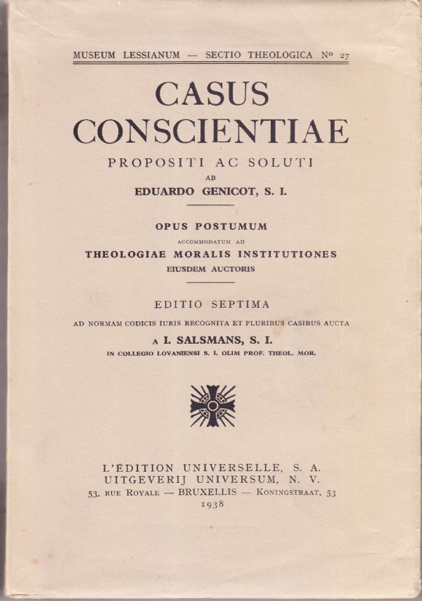 Casus conscientiae propositi ac soluti