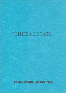 "Chiesa e Stato"