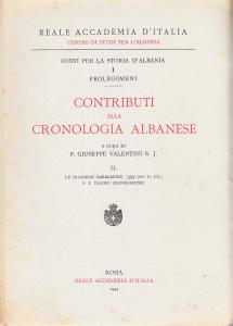 Contributi alla cronologia albanese II. Le invasioni barbariche. Parte I: …