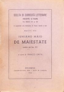 De Maiestate. Inedito del sec. XV