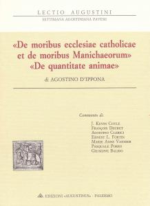 "De moribus ecclesiae catholicae et de moribus Manichaeorum" - "De …