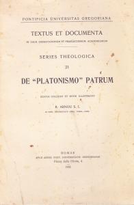 De "Platonismo" patrum