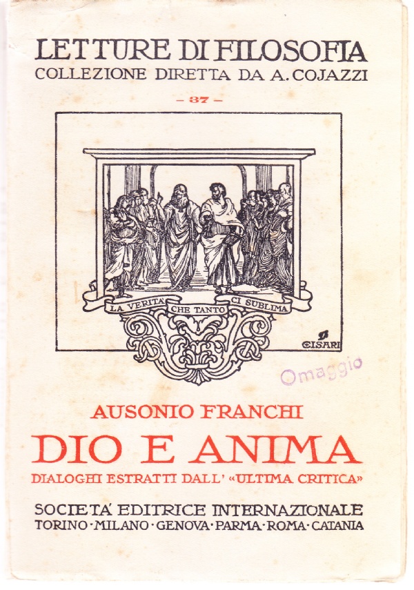 Dio e anima. Dialoghi estratti dall'"Ultima critica"