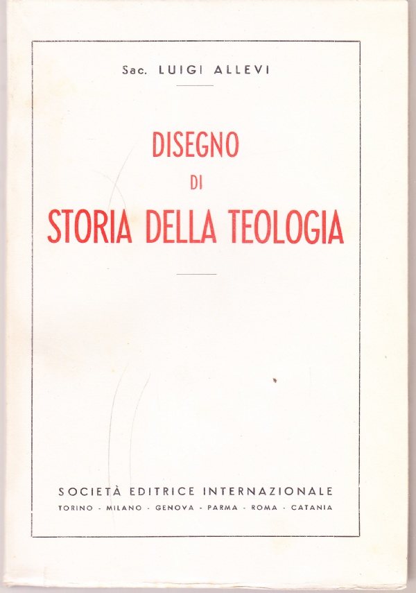 Disegno di storia della teologia