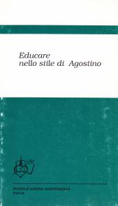 Educare nello stile di Agostino