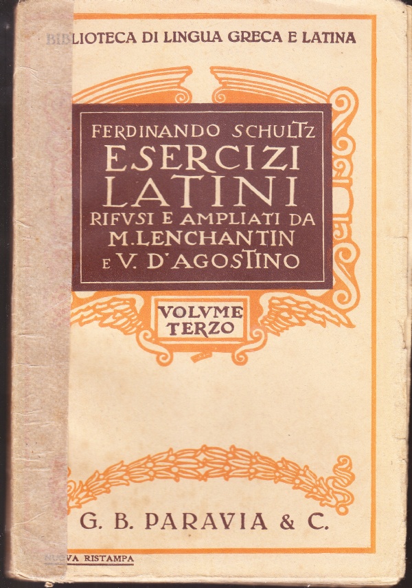 Esercizi latini rifusi e ampliati da M. Lenchantin e V. …