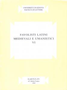 Favolisti latini medievali e umanistici VI. Ermolao Barbaro il Vecchio. …