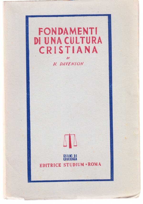 Fondamenti di una cultura cristiana