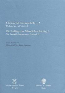 Gli inizi del diritto pubblico, 2. Da Federico I a …