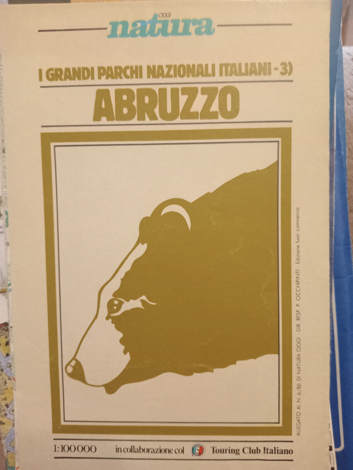 I grandi parchi nazionali 3: Abruzzo - PIANTA scala 1:100.000