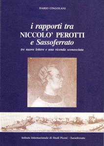 I rapporti tra Niccolò Perotti e Sassoferrato. Tre nuove lettere …