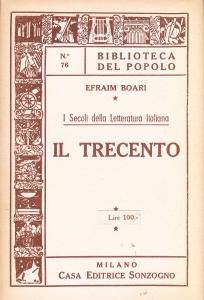 I Secoli della Letteratura Italiana. Il Trecento