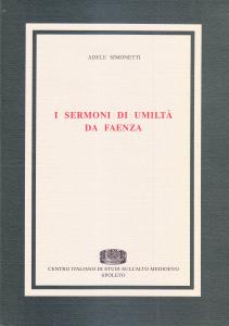 I sermoni di Umiltà da Faenza