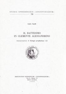 Il battesimo in Clemente Alessandrino. Interpretazione di Eclogae propheticae 1-26