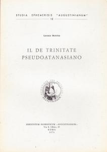 Il De Trinitate pseudoatanasiano