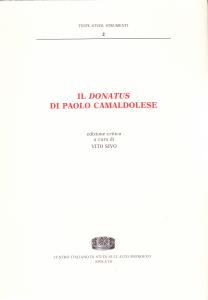 Il Donatus di Paolo Camaldolese