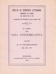 Il libro della vita contemplativa