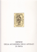 Imprese della Accademia degli Affidati di Pavia (nel "Discorso" di …