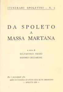 Itinerari spoletini 4. Da Spoleto a Massa Martana
