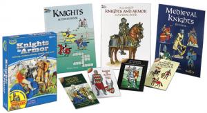Knights in Armor. Coloring, stickers, puzzles, stencils, and more!