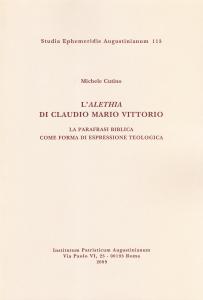 L'Alethia di Claudio Mario Vittorio. La parafrasi biblica come forma …