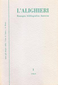 L'Alighieri. Rassegna bibliografica dantesca 1 1969