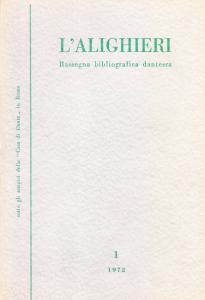 L'Alighieri. Rassegna bibliografica dantesca 1 1972