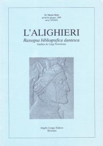 L'Alighieri. Rassegna bibliografica dantesca 11, Nuova Serie, gennaio-giugno 1998, anno …