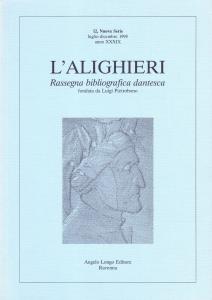 L'Alighieri. Rassegna bibliografica dantesca 12, Nuova Serie, luglio-dicembre 1998, anno …