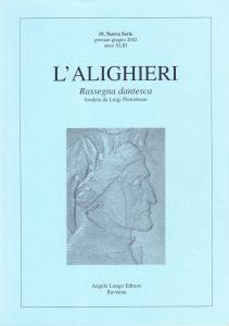 L'Alighieri. Rassegna bibliografica dantesca 19, Nuova Serie, gennaio-giugno 2002, anno …