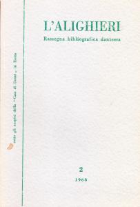 L'Alighieri. Rassegna bibliografica dantesca 2 1968