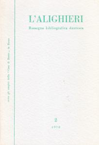 L'Alighieri. Rassegna bibliografica dantesca 2 1972